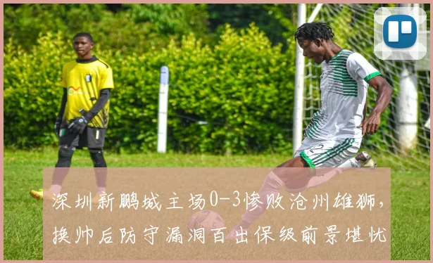 深圳新鹏城主场0-3惨败沧州雄狮，换帅后防守漏洞百出保级前景堪忧？